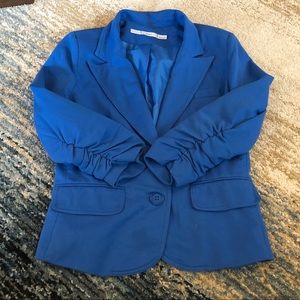 Small Blue blazer 3/4 length sleeve